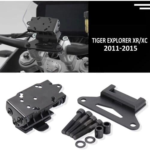 For Triumph Tiger Explorer XR/XC 2011-2015 Motorcycle Smart Phone Navigation GPS Plate Bracket Adapt Holder Kit Tiger Explorer