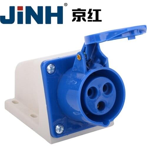 16A 3Pin 2P+E IP44 Waterproof Male Female Electrical Connector Power Connecting Industrial Plug Socket