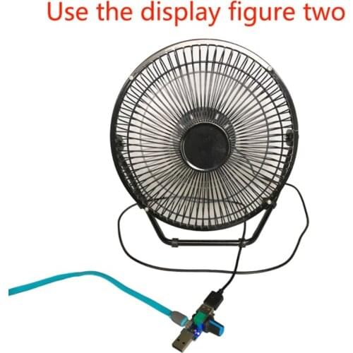USB Fan Speed Controller DC 4-12V Reducing Noise Multi-stall Adjustment Governor