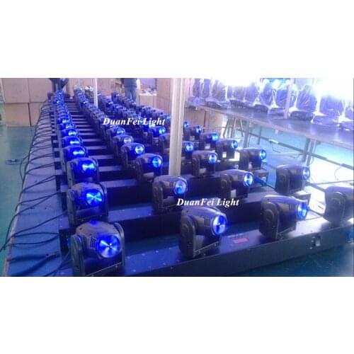 With case 4pcs/lot led bar light mini moving head 4x10W led beam moving head rgbw 4in1 led moving head light