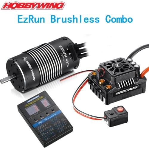 Hobbywing EzRun Max8 v3 150A Waterproof Brushless ESC 4274 2200KV 4268 2600KV Motor LED Programming Card for 1/8 RC Car Truck