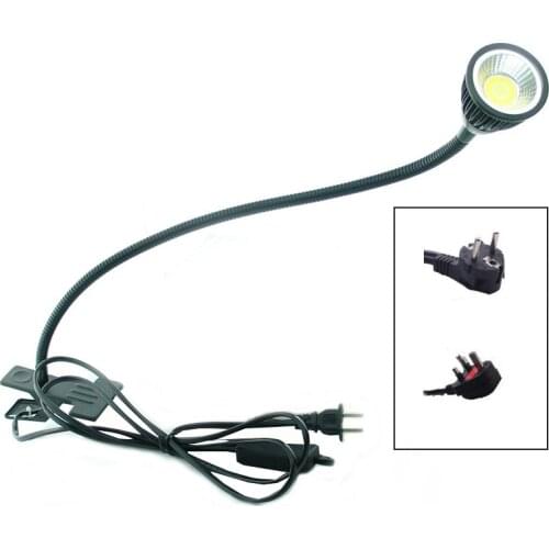 LED Desk Lamp with Clip Flexible LED Reading Lamp 5W 220V Power Supply LED Book Lamps Children Bedside Home lights Eu/US plug