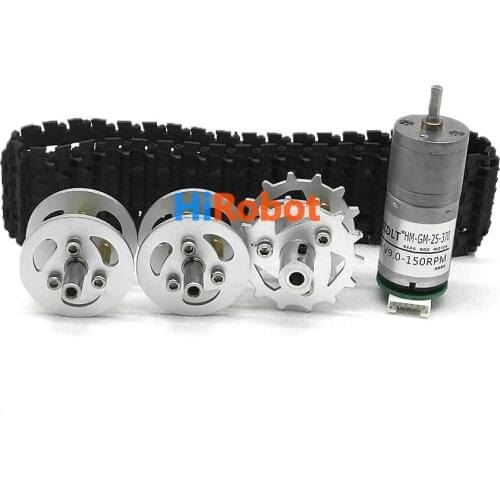Smart Tank DIY kit, including plastic track, metal bearing wheel, metal driving wheel and 9V with hall sensor motor