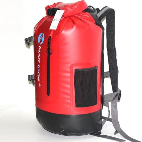 30L PVC Impermeable Swimming Waterproof Backpack Bag For Rafting Hiking Trekking Dry Water Proof Bag Backpack