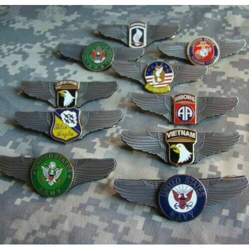 Military USAF U.S. AIR FORCE SENIOR PILOT METAL WING BADGE PIN INSIGNIA Military 5605101