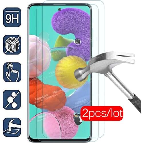 2pcs/lot protective Glass For samsung galaxy a51 a71 a31 a21s a21 s a41 a 51 21 21s 31 71 41 screen protector tempered glas Film