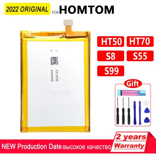 100% Original 3000mAh HT7 Phone Battery For Homtom HT7 HT 7 High quality Batteries With Tracking Number