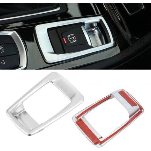 Car Electronic Handbrake Button Cover Trim Fit for BMW 2 Series 218i Gran Tourer F45 F46 2015-2017 Car accessories