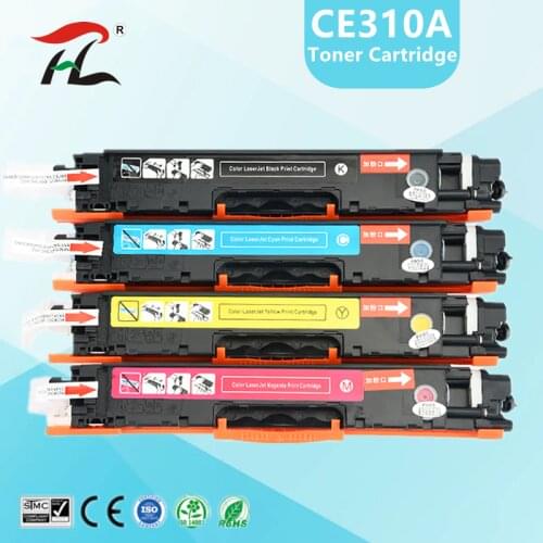 Compatible Color Toner Cartridge For HP CE310 CE310A -313A 126A 126 LaserJet Pro CP1025 M275 100 Color MFP M175a M175nw Printer