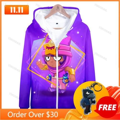 Children Cute Crow Shoot Shoot Game 3D Print Hoodies Men Clothing Harajuku Sweatshirt Kids Star, Child Tops Boys Girls