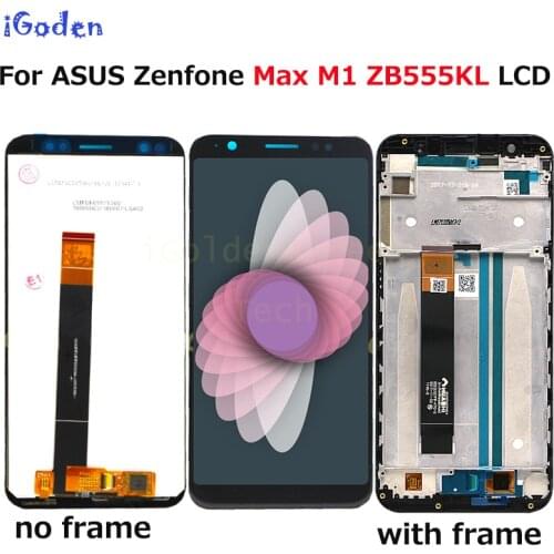 5.5'' For ASUS Zenfone Max M1 ZB555KL LCD Display Panel Touch Screen Digitizer Glass Sensor Assembly Replacement Parts
