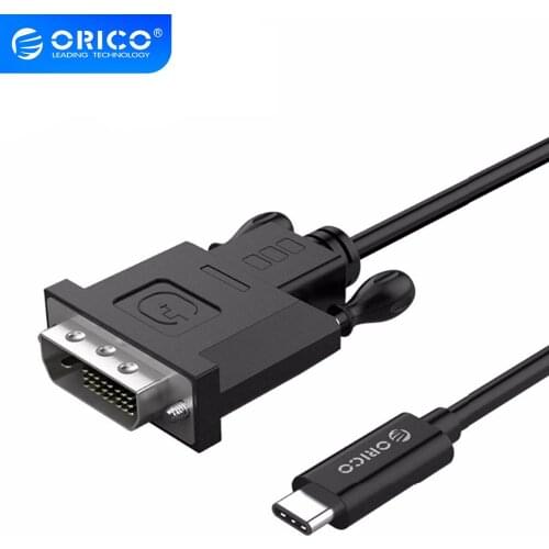 ORICO USB 3.1 Type C To DVI Cable Adapter Thunderbolt Compatible for MacBook Pro 1920*1080P/60HZ Video