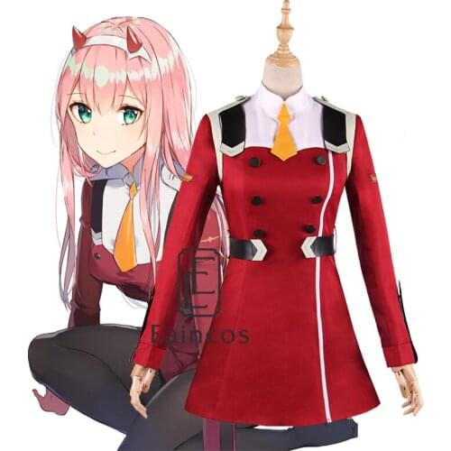 DARLING in the FRANXX Zero Two Cosplay CODE:002 Costume Full Set Custom-made
