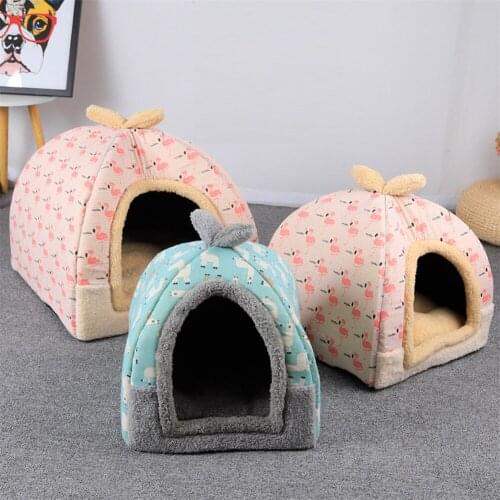 Dog Cat Beds for Small Medium Pet, Cat Bed Dogs Beds Nest House for Dog Sofa Warming Dogs House Winter Kennel for Puppy