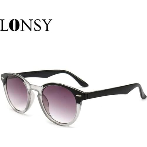 Fashion Unisex Round Reading Sunglasses Magnifying Eyeglasses Presbyopia Sunglasses Reading Glasses Women Men +100~+400 Diopter