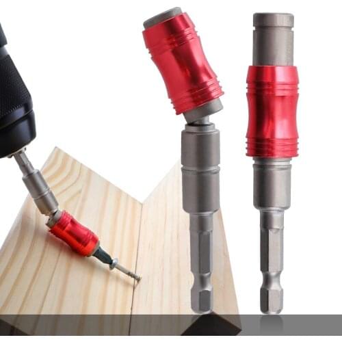 Magnetic Screwdriver Drill Bit Holder 1/4" Hex Shank Quick Change Locking Screw Driver Extension Rod for Electric Drill