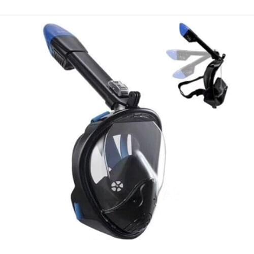 Swimming Mask New Children Adult Foldable Full Dry Silicone Snorkeling Diving Mask