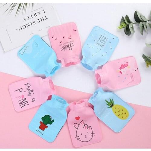 Mini Cartoon Hot Water Bag Container PVC Water-filled Type Warm Hand Treasure