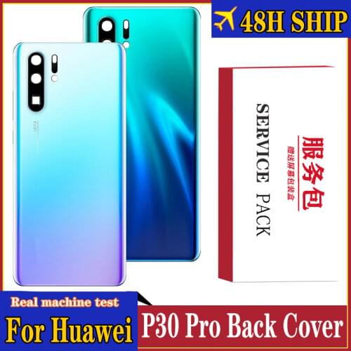 Original Battery Cover for Huawei P30 Pro Glass Back Housing Replacement Repair Parts Apply to Huawei P30Pro Rear Cover