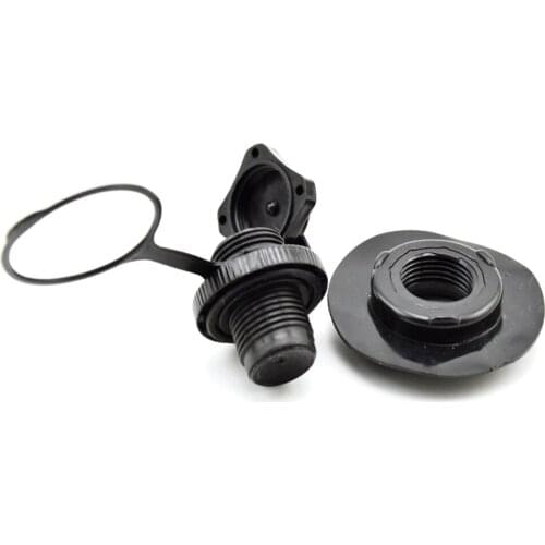 Durable Plastic Safety Air Valve Nozzle Inflatable Boat One-way Replacement Valve for Rubber Kayak Rowing Boat Accessories