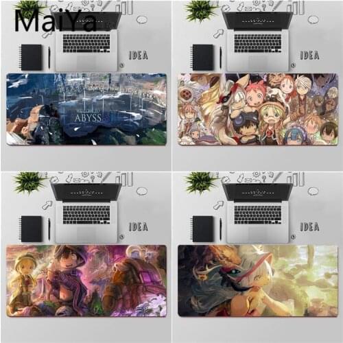 Maiya Top Quality made in abyss Durable Rubber Mouse Mat Pad Free Shipping Large Mouse Pad Keyboards Mat
