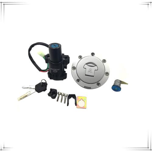 Ignition Switch Lock Gas Fuel Petrol Tank Cap Cover set For Honda CBF 500 CBF 600 CBF 1000 Hornet 900 CB900 CB919 2002-2007