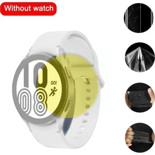1/3Pcs Tempered Glass Film For Watch 4 40mm 42mm 44mm Full Screen Clear Protector Water Watch4 Classic 46mm Setting Film Fi J5V9