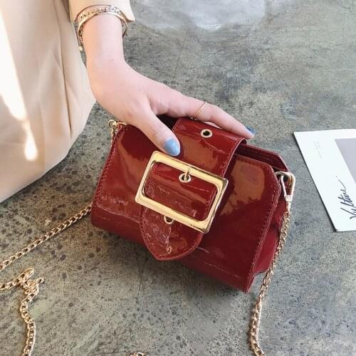 Hot Sales Women Handbag Paint Square Sling Bag Luxury Women Shoulder Bag Small Messenger Bag Fashion Mini Chain PU Leather Bag
