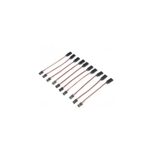 10pcs* 26# Servo Extension Cable 100mm Futaba Color