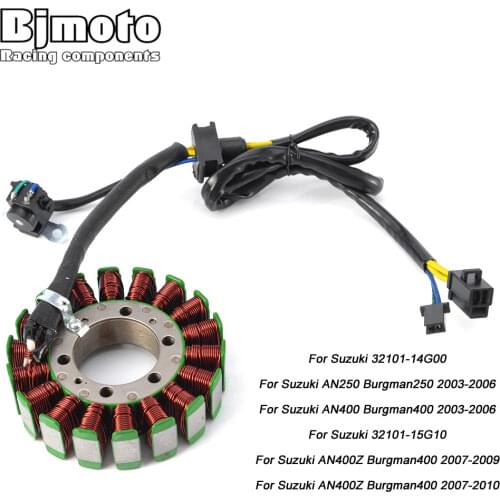 32101-14G00 32101-15G10 Motorcycle Generator Stator Coil Comp For Suzuki AN250 Burgman250 AN400 Burgman400 2003 2004 2005 2006