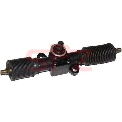 330MM durable solid shaft frame karting thread DIY professional parts metal vehicle accessories steering gear pinion assembly