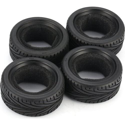 4pcs 1/10 Medium Grain Drift RC On-road Car Tyre RubberTire Tyre 47mm for Wheels Traxxas Tamiya HPI Kyosho Racing HSP tt