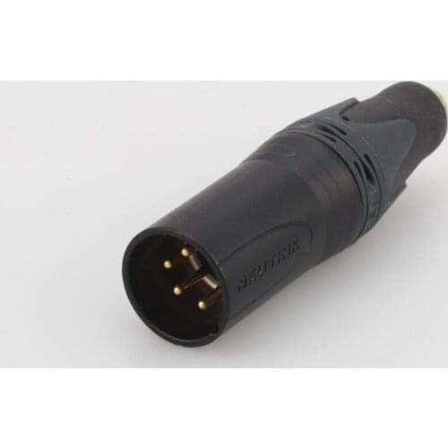 Audiocrast 4.4mm Balanced Female to 4pin Balanced XLR Male headphone Converter Adapter