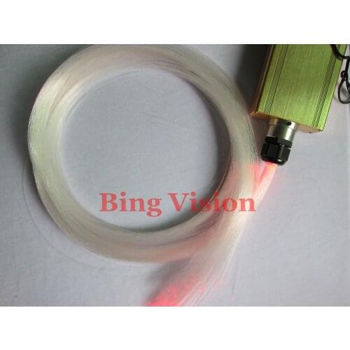 DIY 200 pcs*3m fiber optic star ceiling kit with 16 color 16w RGB led illuminator , + PMMA optic fiber + 24 key IR remote