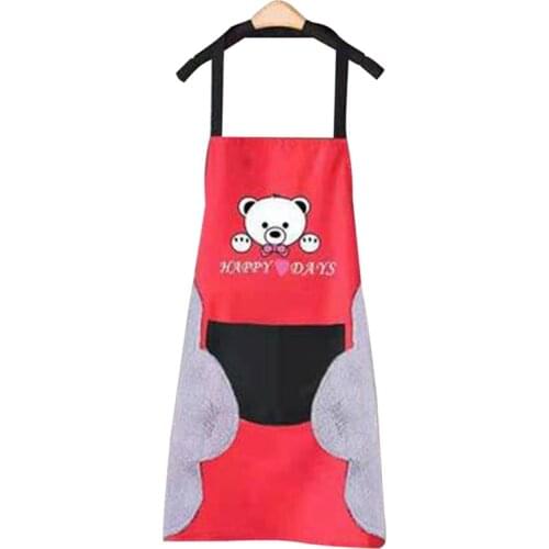 Home Kitchen Womens Waterproof Kitchen Apron Creative Halter Towel