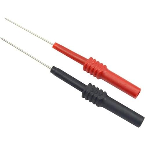 ZIBOO Insulation Piercing Needle Non-Destructive Multimeter Test Probes Red/Black