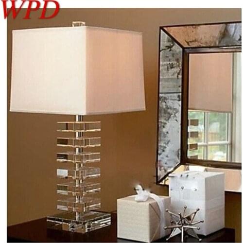 WPD Creative Crystal Table Light Desk Lamp Contemporary LED for Home Bed Room Decoration