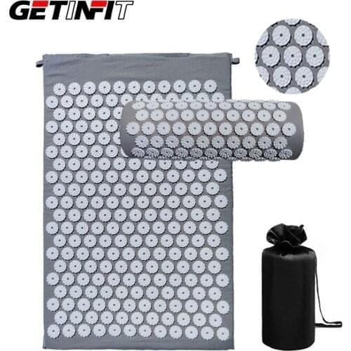 Massager Cushion Massage Yoga Mat Relieve Stress Back Body Pain Spike Mat Massage Mat Pad Pillow Cusion Acupuncture Mats