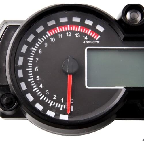 Motorcycle Universal Instrument In 7 Colors Waterproof Digital Liquid Crystal Display Speedometer Odometer Cachometer 15000r