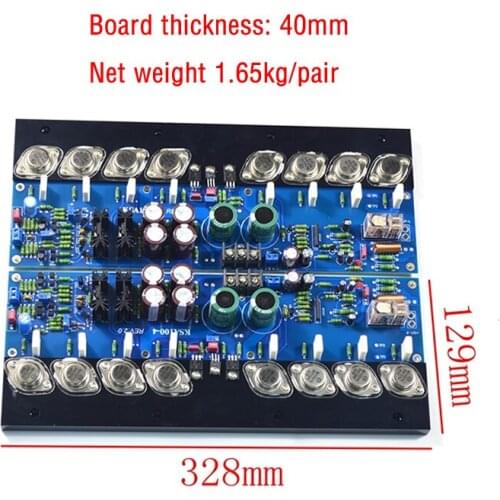 ON MJ15024 MJ15025 Gold-sealed 8-tube 300W Class A Power Amplifier Board Fever KSA100 MKII HiFi Pure Final Post Amplifier Board
