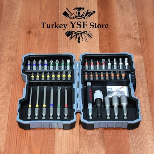 Bosch 43 Piece Screwdriver Tools Set of Tools Multitool Bit Holder Set Electric Screwdriver Head Screwdriver Set Of Tools