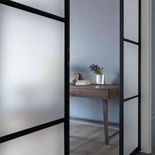 Window Frosted Glass Sticker Window Film,Privacy For Office Bathroom Glue Shop,Static Film Without Cling Bedroom Decorative P3Q9