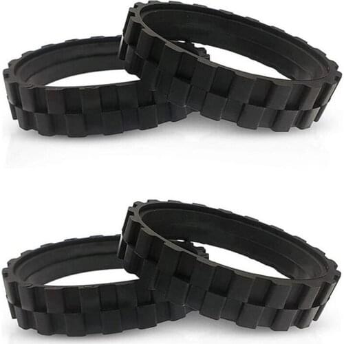 0.5cm Thickness Non-Slip Silicone Tires Cover Replacement For IROBOT ROOMBA Series 500 600 700 800 900 Great Adhesion