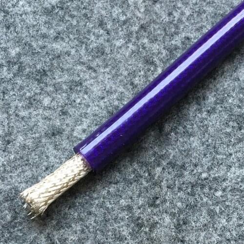 New Copper Silver Cable for DIY HIFI Audio Rca Cable (sell Per 1.0m)