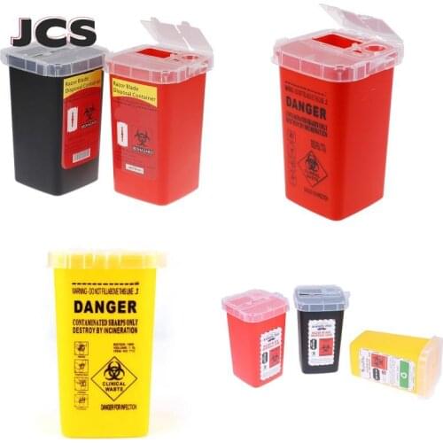 Tattoo Supplies Container For Disposable Sharps Medical Needle Tips Waste Box Tattoo Accessories Buckets Collections Barrels