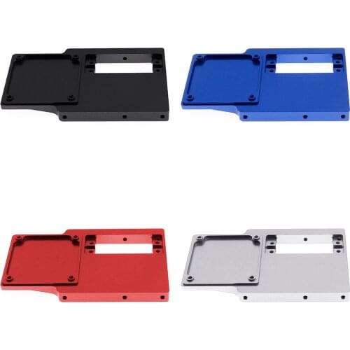 RCAWD alloy servo/ESC mount tray plate for 1-10 RGT 86100 86110 FTX5579 Outback Fury crawler parts