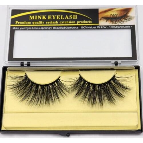 DOCOCER Eyelashes Mink Eyelashes Crisscross Strands Cruelty Free High Volume Mink Lashes Soft Dramatic Eye lashes D801 Makeup