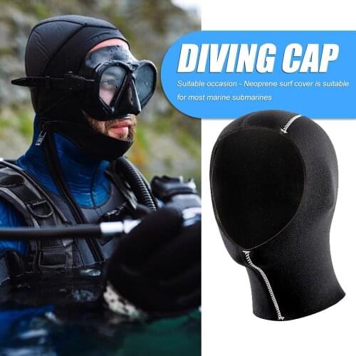 Diving Cap Stretch Waterproof Winter Warm Hat Neck Gaiters for Surfing Sailing Water Sports Swimming Headwear Dive Helmet Set
