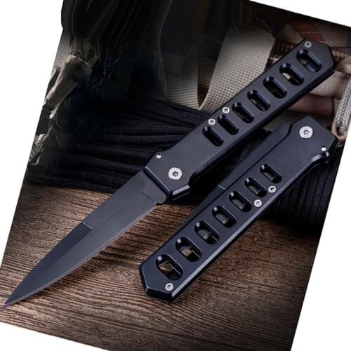 Damascus Steel 58-60HRC 440C Blade Folding Knife Outdoor Survival Camping Knives Pocket Knife Tactical Knives Outdoor EDC Tool