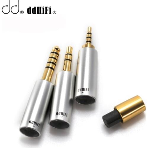 DD ddHiFi BM4P DIY Headphone Cable Replacement Adapter 3 Plugs Set BM25 BM35 BM44 with Aluminum Alloy Shell